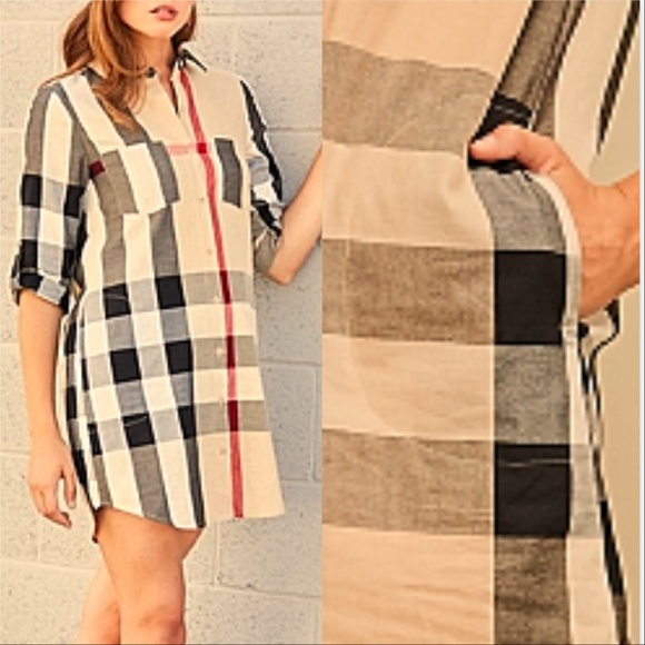 Plaid Tunic Dress - Picture 3 of 3